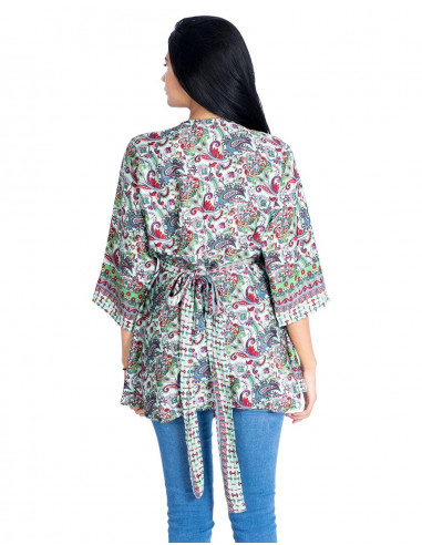 Long Crossed Blouse