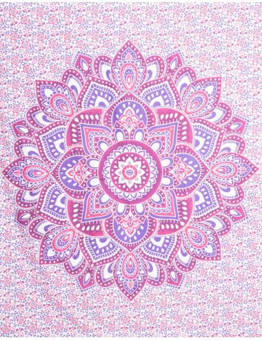 Manta de Mandala Roxa 2