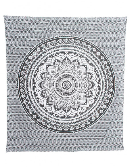 Tagesdecke in Schwarz und Weiß