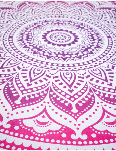 Runde Mandala-Baumwollsteppdecke