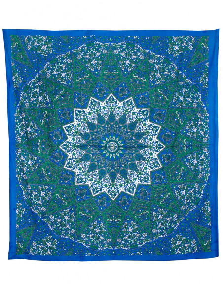 Couvre-lit étoile bleue