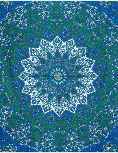 Copriletto stella blu