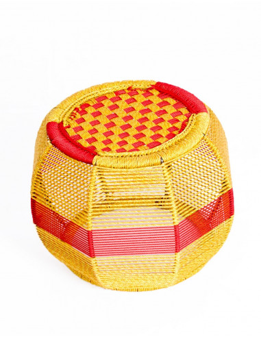 Handcrafted Designer Round Stool in Metal and...