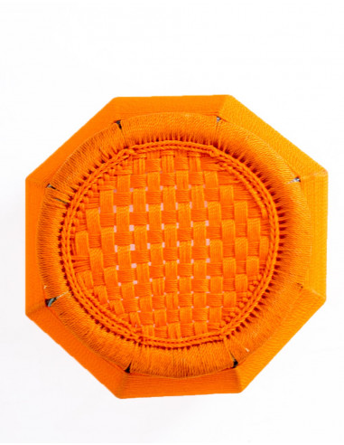 Handgefertigter runder Designerhocker aus...
