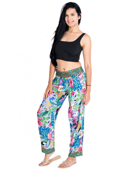 Colorful Silk Pants