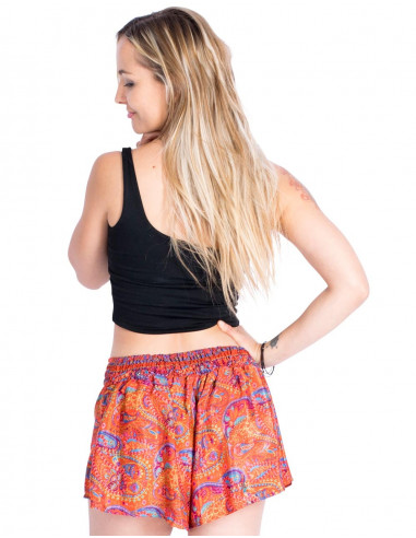 Shorts de seda