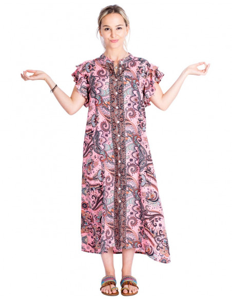 Silk Shirt Dress