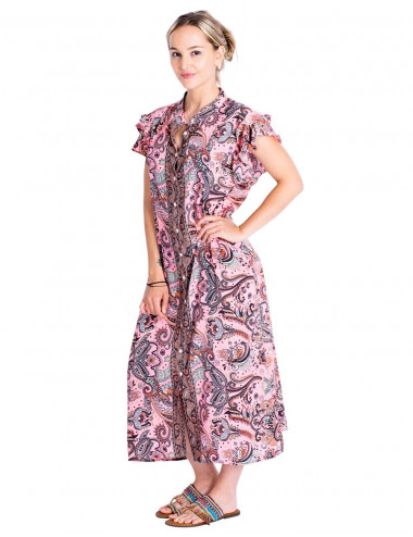 Vestido camisa de seda 2