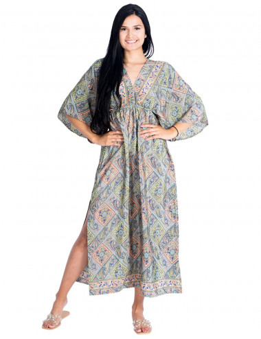 Vestido Decote Duplo