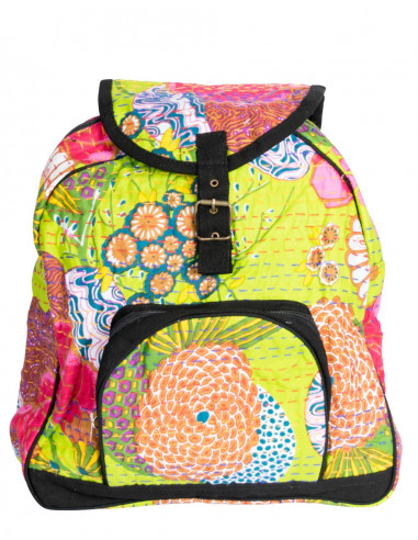 Tropical Print Backpack