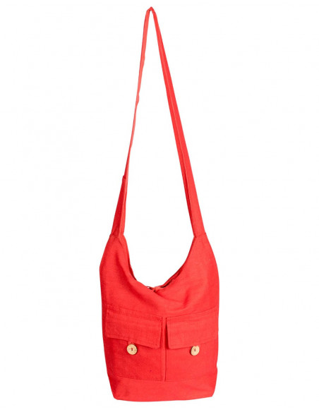 Bolsa de ombro de cores lisas