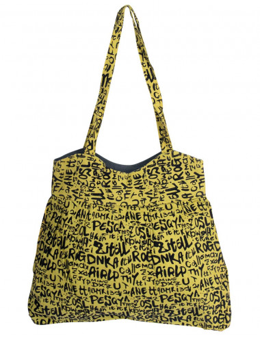 Letter Print Bag