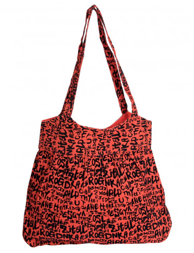 Saco Vermelho Letras Pretas 2