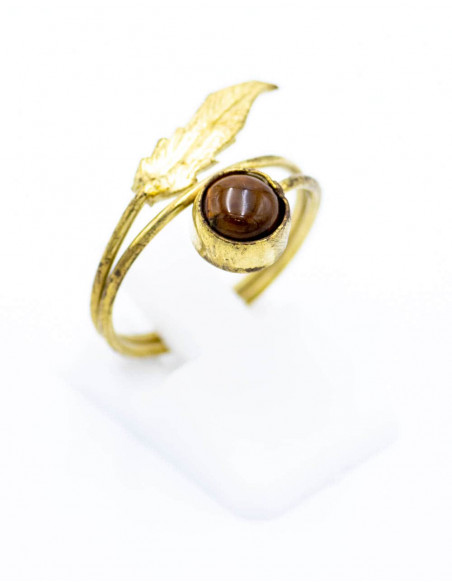 Bague Spirale avec Pierre
