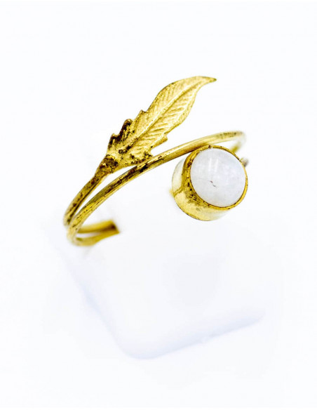 Bague Spirale avec Pierre