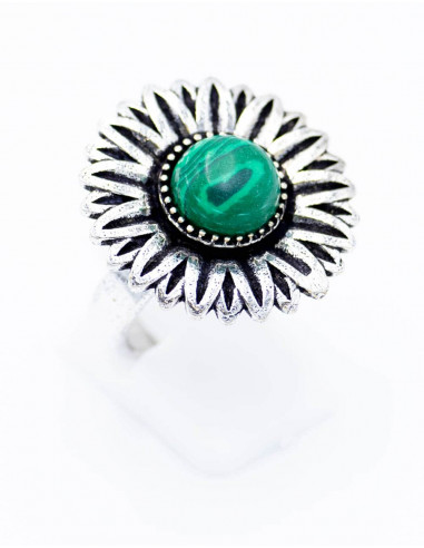 Anello Fiore con Pietra