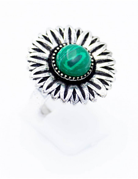 Anello Fiore con Pietra