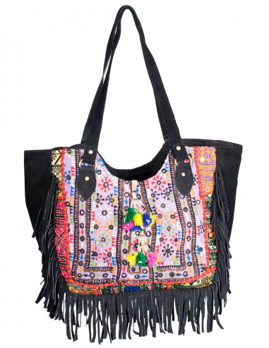Borsa Boho con frange