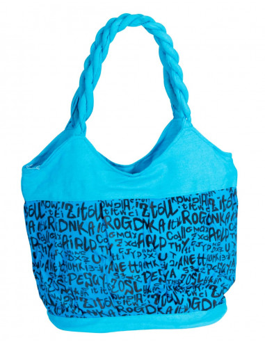 Borsa con ciondolo Celeste