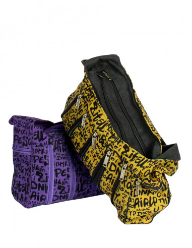 Zips de sac et inscriptions