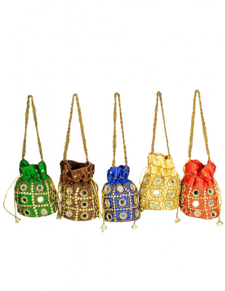 Beuteltasche mit Spiegeln