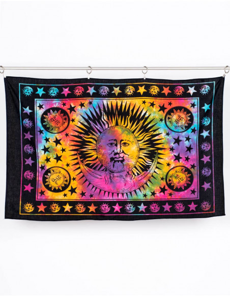 Arazzo Batik Sole e Luna