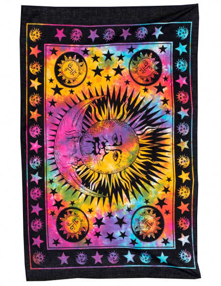 Arazzo Batik Sole e Luna