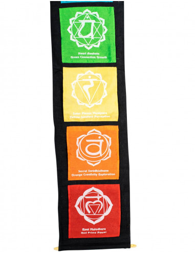 Arazzo verticale 7 chakra