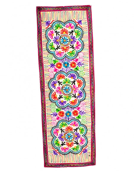 Embroidered Ethnic Tapestry