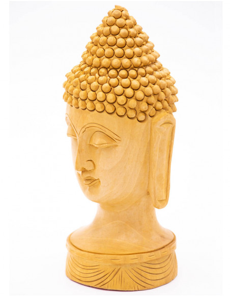 Buddha head statue