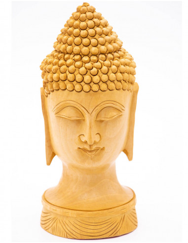 Buddha head statue