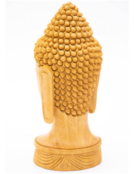 Buddha head statue