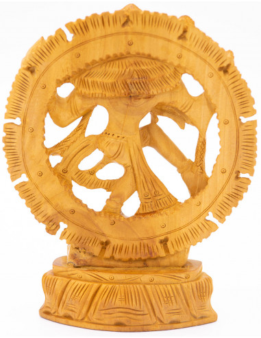 Shiva Wood Statue