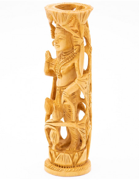 Lakshmi-Holzturm-Statue