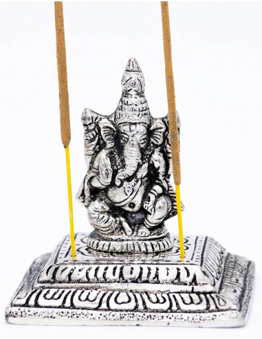 Statua del bruciatore di Ganesha in metallo