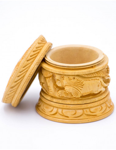 Carved Wood Boxes