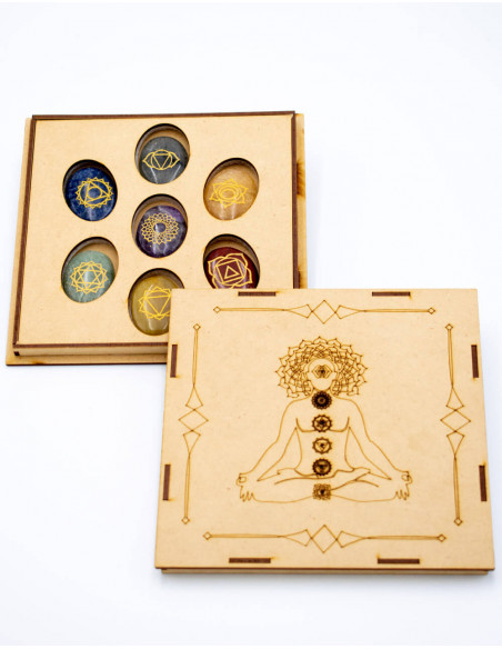 Caixa Conjunto de Pedras Reiki