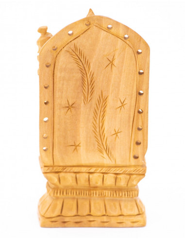 Göttin Saraswati geschnitzte Statue