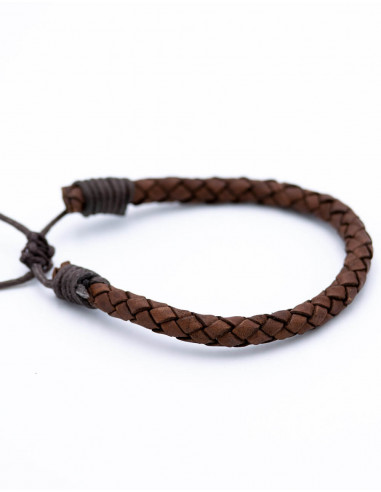 Pulseira Simples de Couro Simil