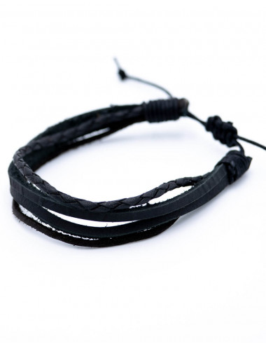 Mehrere Simil-Leder-Armband
