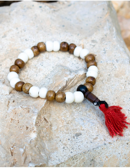 Bracciale in osso tibetano