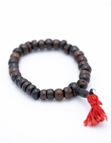 Bracelet Mala Os Marron