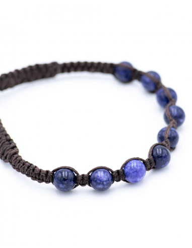 Macrame Bracelet with Sodalite Stone