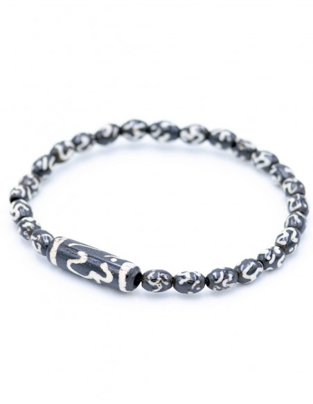 Bracelet en os fin unisexe
