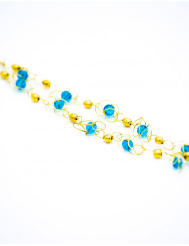 Bracelet de cheville doré +... 2