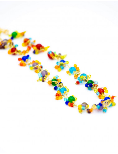 Multicolored Crystals Anklet 2