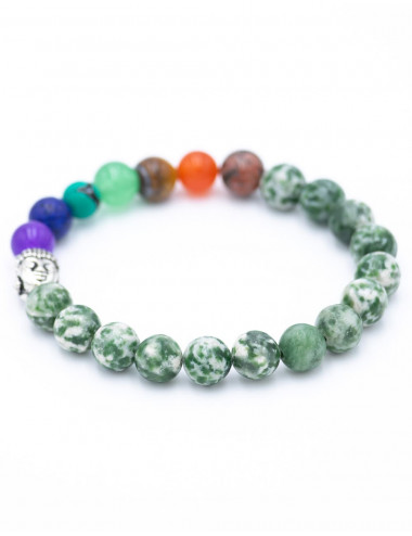 Agate Mineral Bracelet with...