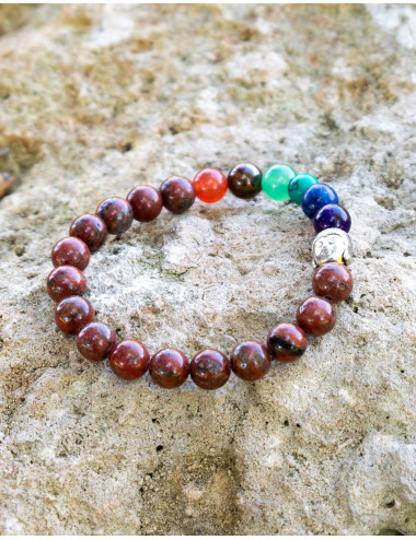 Pulseira Jasper Vermelho...