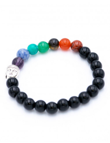 Pulseira Mineral Ônix com... 2