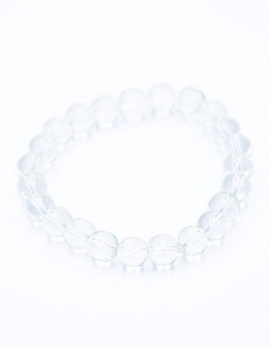 Elastic Stone Quartz Crystal Bracelet